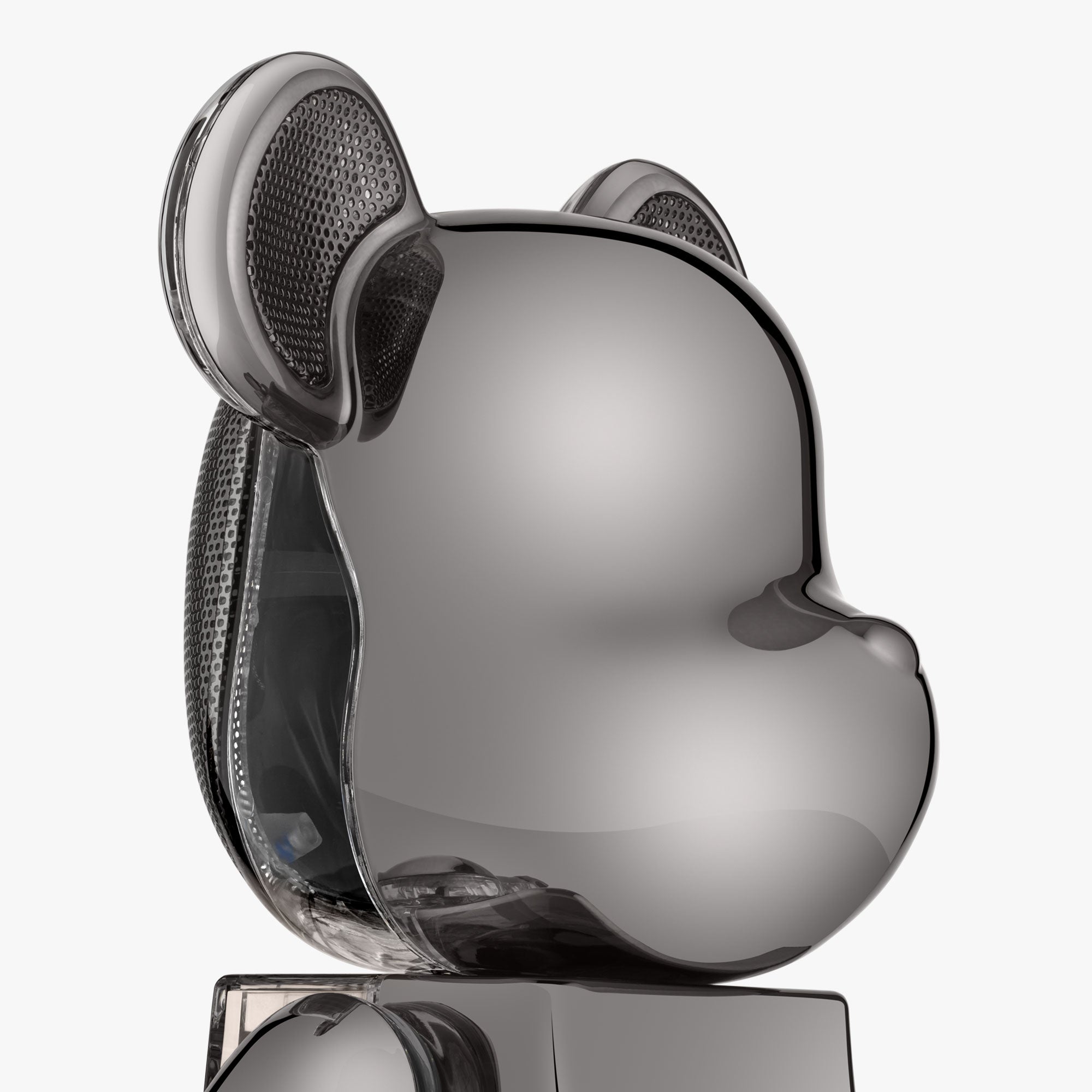 BE@RBRICK BLACK&WHITE CHROME 100&400